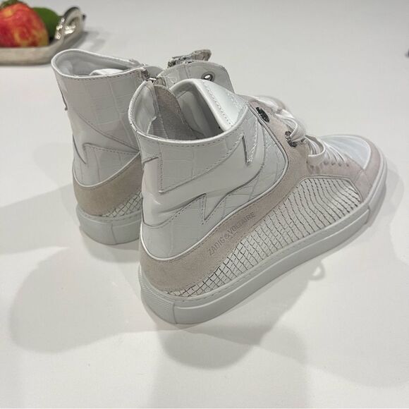 ZADIG & VOLTAIRE High Flash Keith Sneakers New - Picture 11 of 13